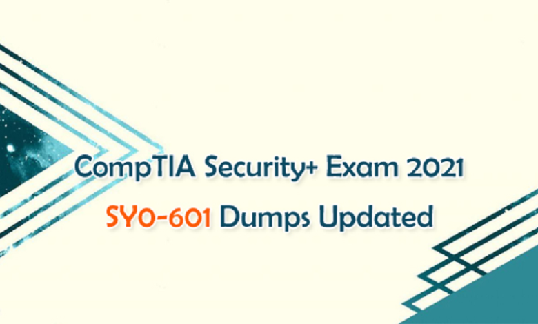 CompTIA SY0-601 Dumps