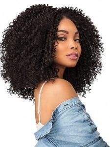 Tight curly wigs style: Trendy look