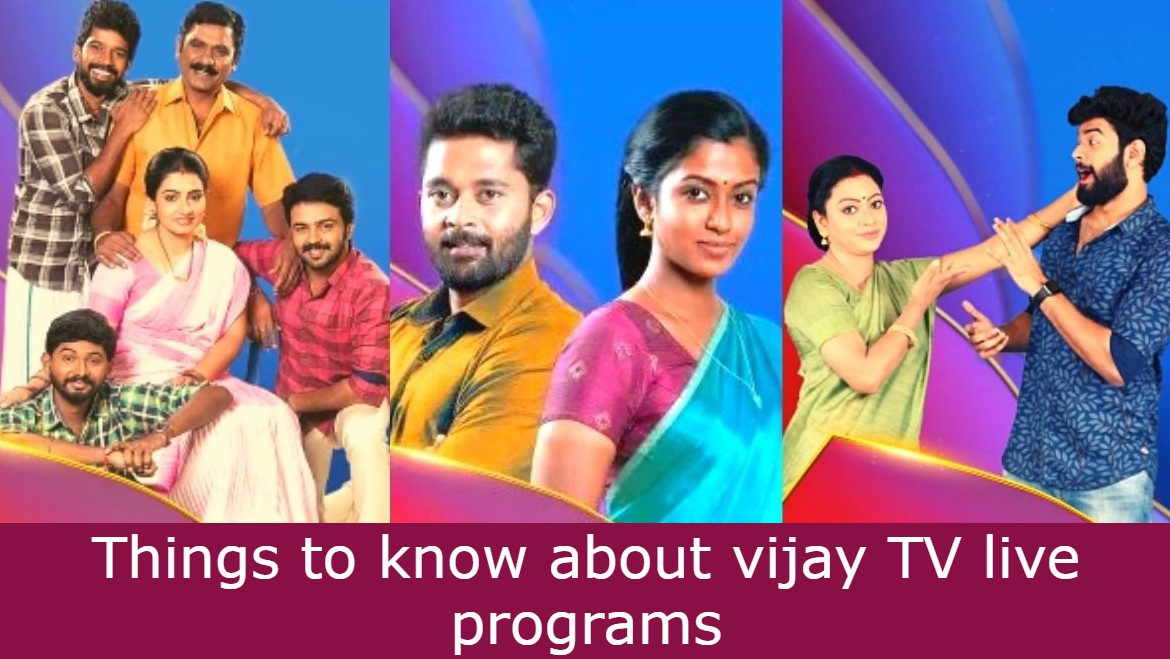 Vijay tv live program - what you should know?