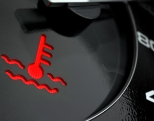 Engine Temperature dashboard warning light.