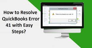 How to resolve QuickBooks Error 41 1