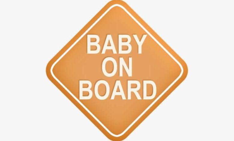 Baby on Board Sign