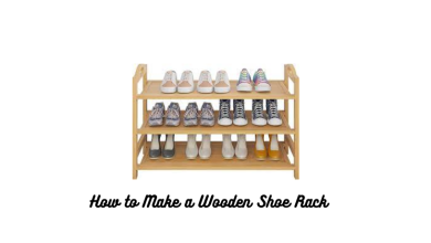 Foldable shoe rack bamboo